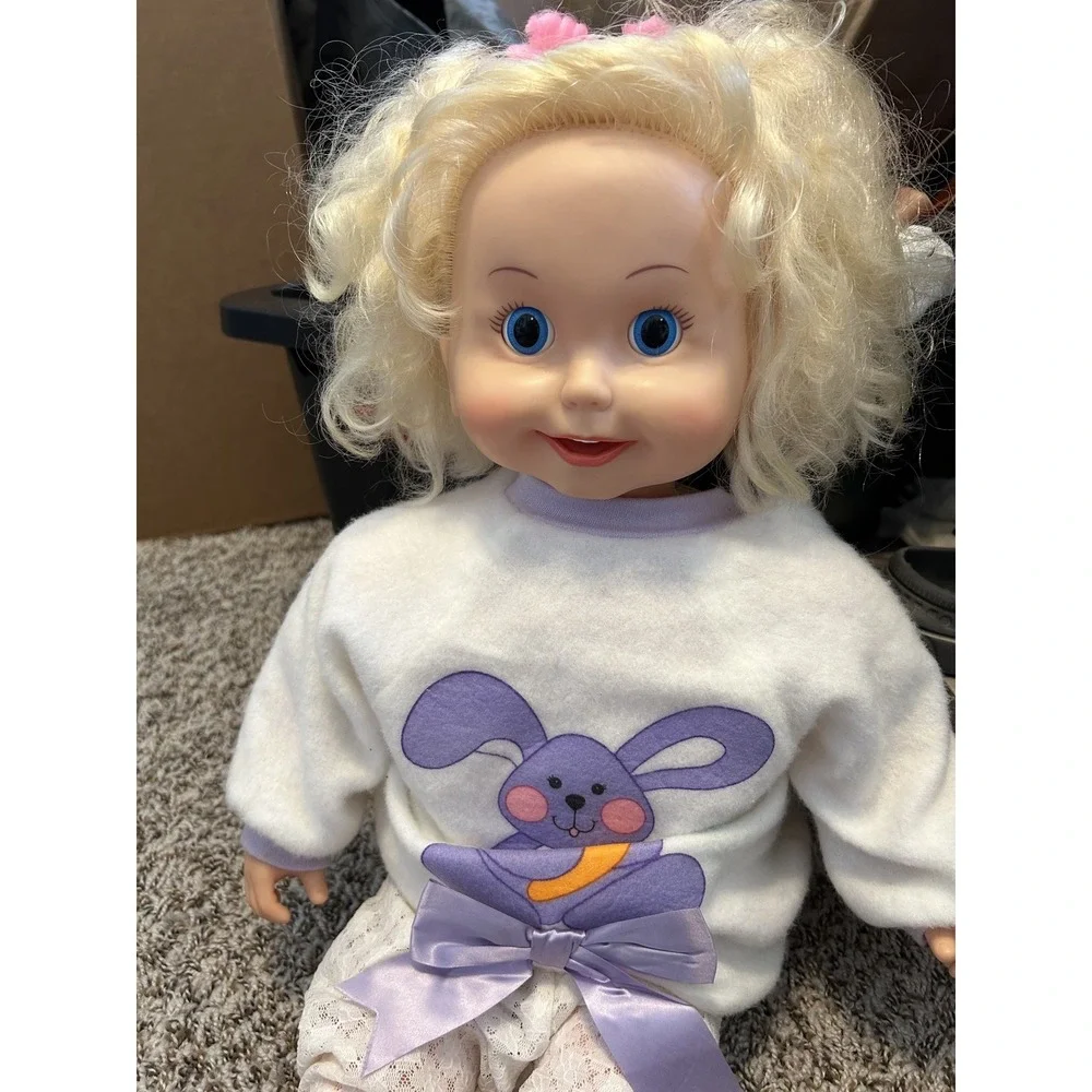 Vintage 1986 Cricket Talking Doll In Original Box Eyes Move, Tape Included Read